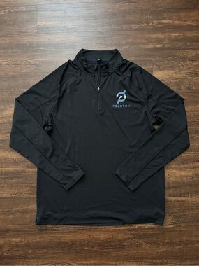 Rhone x Peloton Men’s Long Sleeve Quarter Zip / Black Performance Pullover NWOT